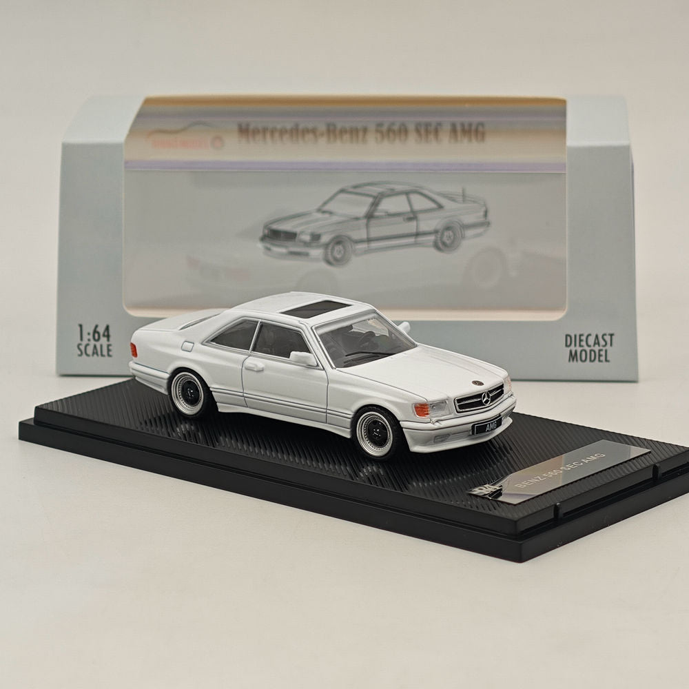 RHINO MODEL RM 1:64 Mercedes-Benz 560 SEC AMG Diecast Toys Car Collection Gifts Limited