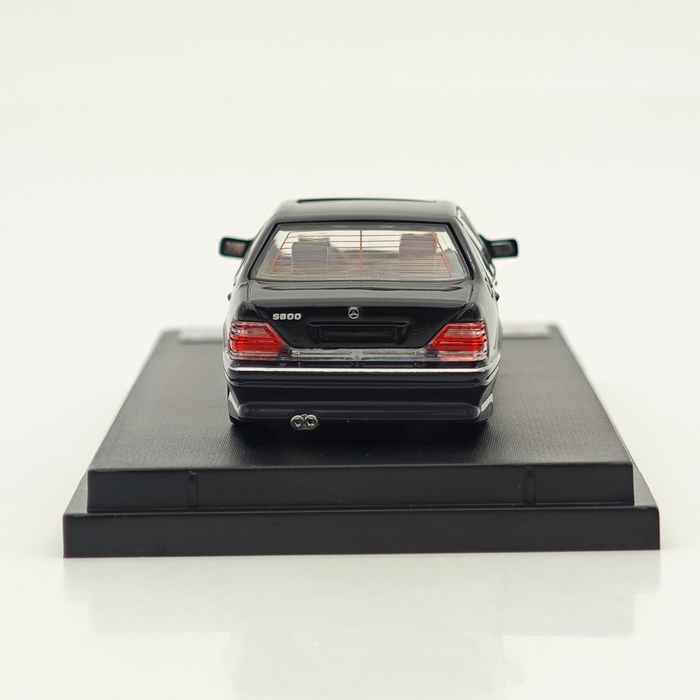 1/64 SW Benz S600 W140 Tiger Head Running S-Class Original Wheels Diecast Model