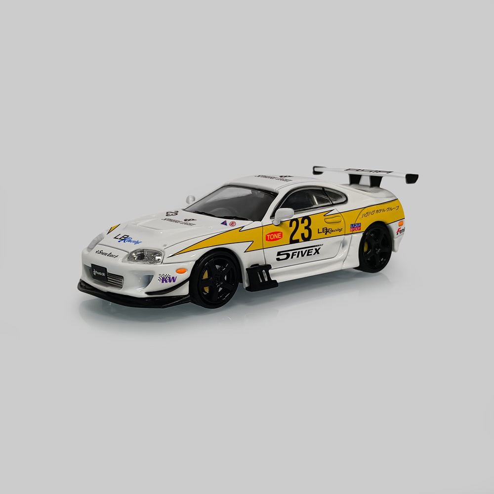 MJ 1:64 Toyota Supra A80 Customized Diecast Toys Car Models Miniature Hobby Collection Gifts