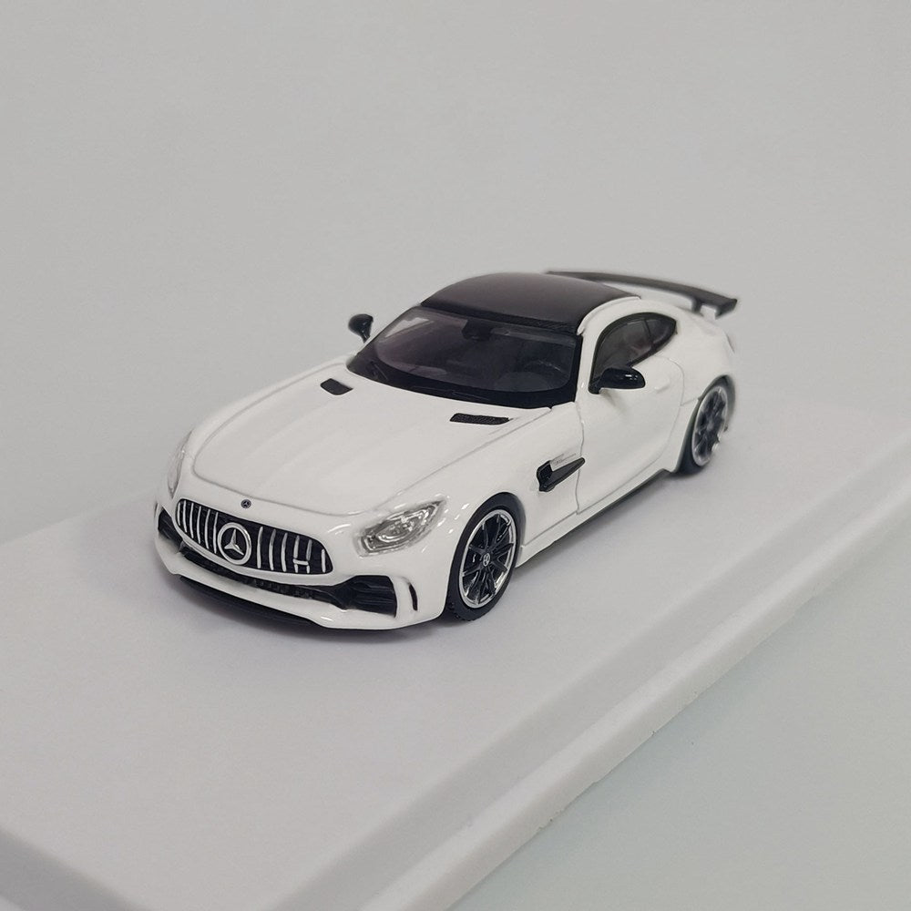 MJ 1/64 Mercedes Benz AMG GTR Double Door Diecast Car Models Collection Cadeaux Édition Limitée