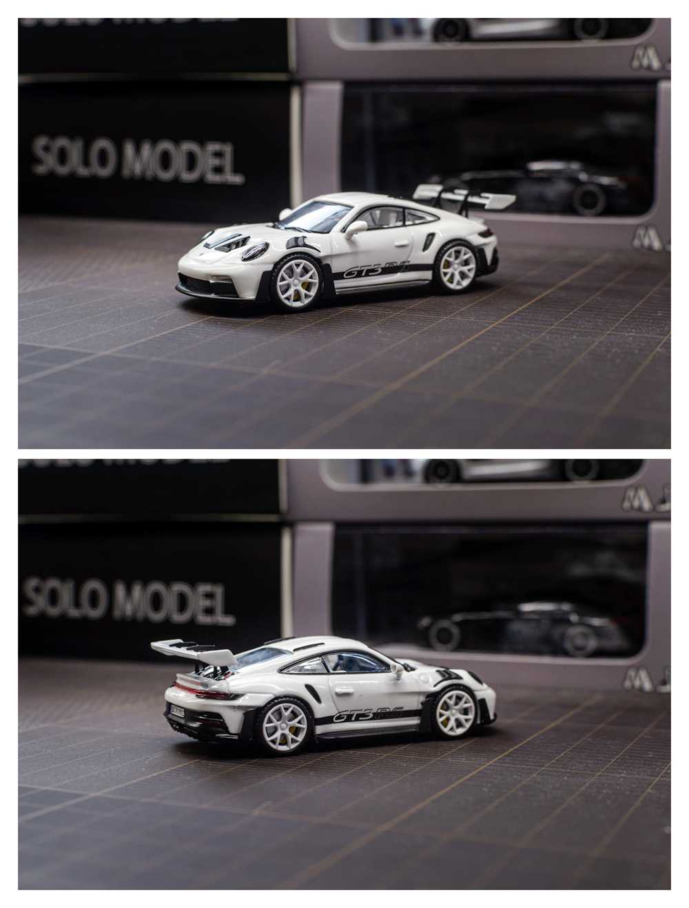 Porsche 911 GT3 RS miniature moulée sous pression à l'échelle 1/64, modèle de voiture de collection, cadeaux, édition limitée, prévente