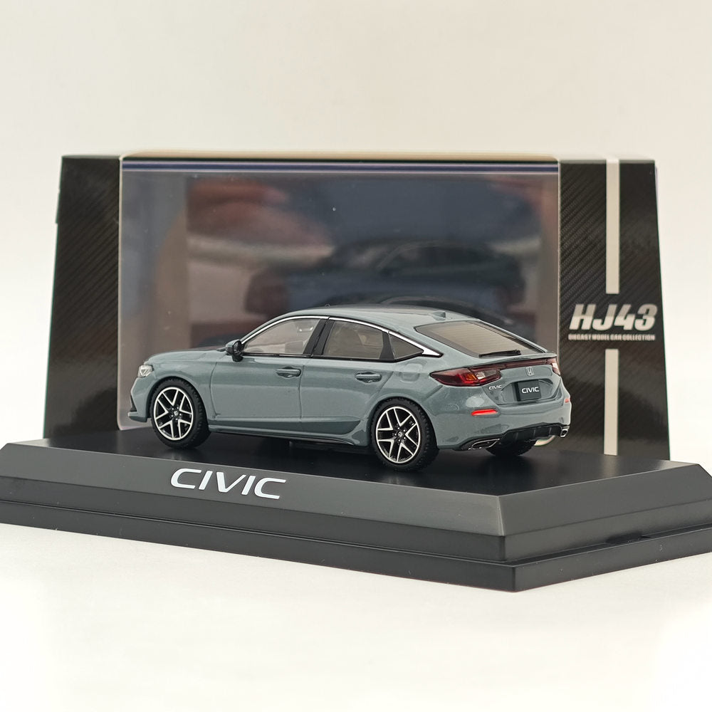 Hobby Japan 1/43 Civic (FL1) LX Sonic Gray Pearl Modèle réduit de voiture moulé sous pression