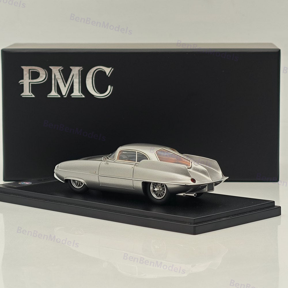 PMC 1/43 Alfa Romeo B.A.T. 9 1955 Silver Resin Model Car Limited Edittion 111