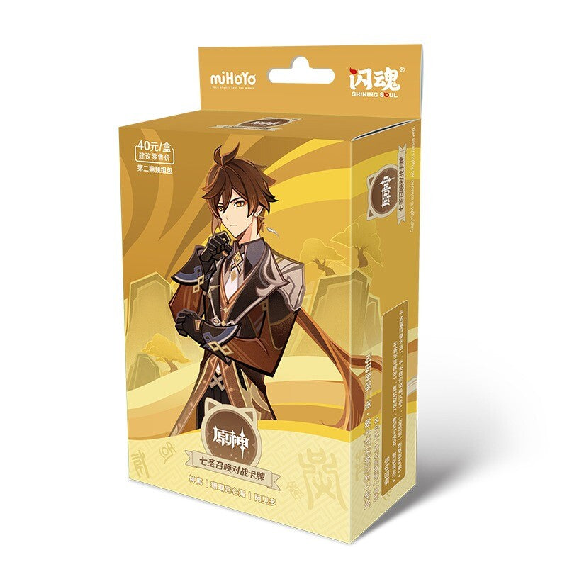 SHININGSOUL GENSHIN IMPACT Official TCG Booster Box Anime Game Card