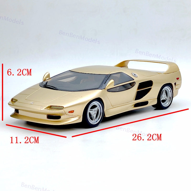 1:18 BOS Vector M12 Gold 1995 BOS376 Resin Model Car Limited Collection