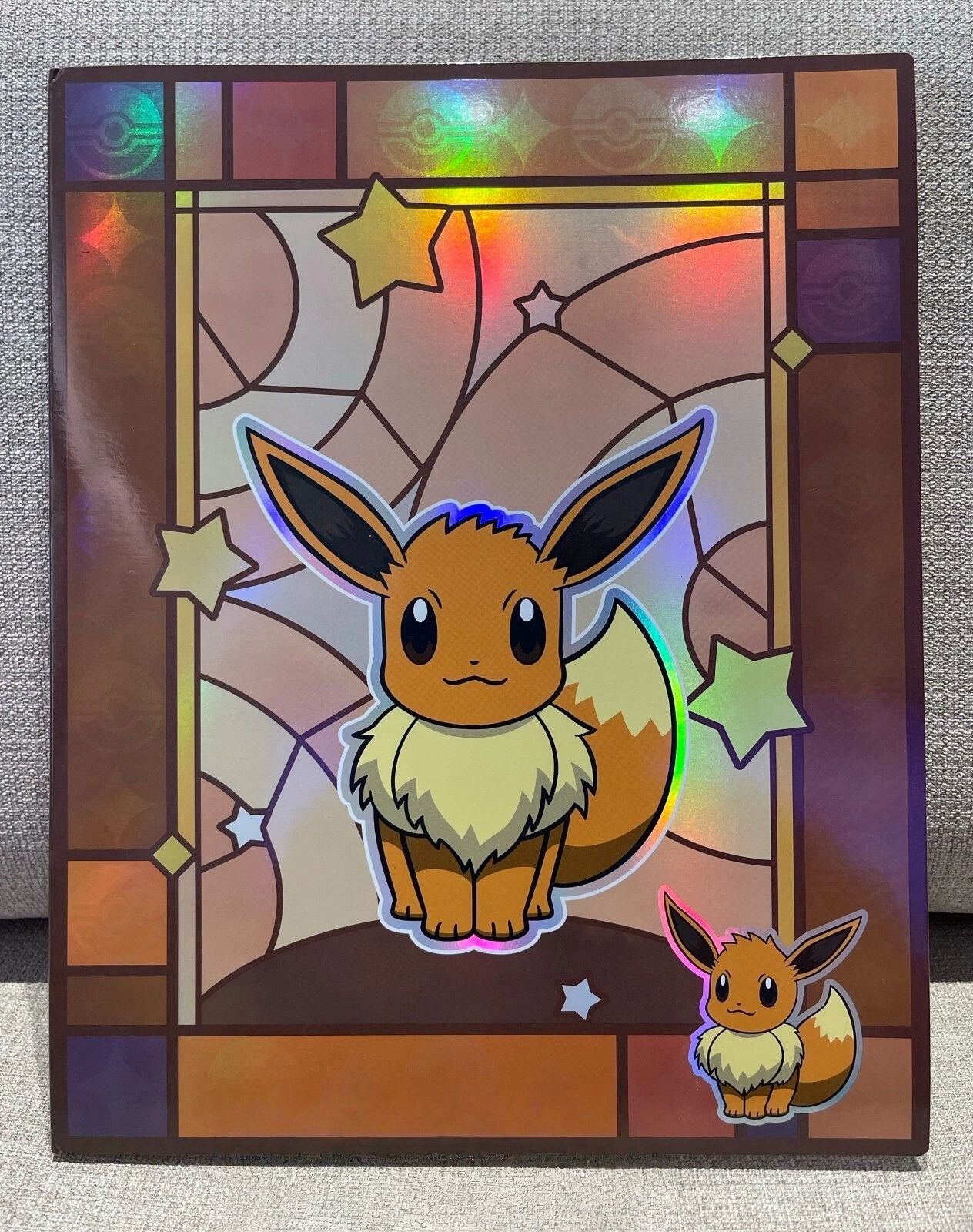 Pokemon Chinese Gem Pack Vol 2 Binder Eevee Umbreon Leafeon Sylveon Glittering