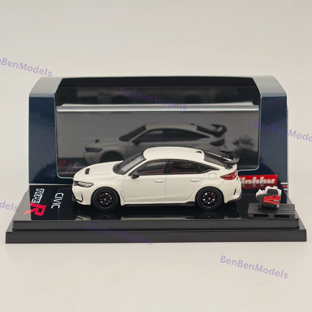1:64 Hobby Japan CIVIC TYPE R (FL5) White with Engine Display Model Championship