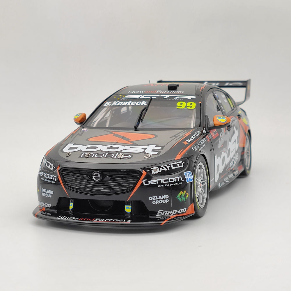1/18 Authentique Erebus Boost Mobile Racing #99 ZB Commodore 2021 Résine Voiture Jouets Cadeau