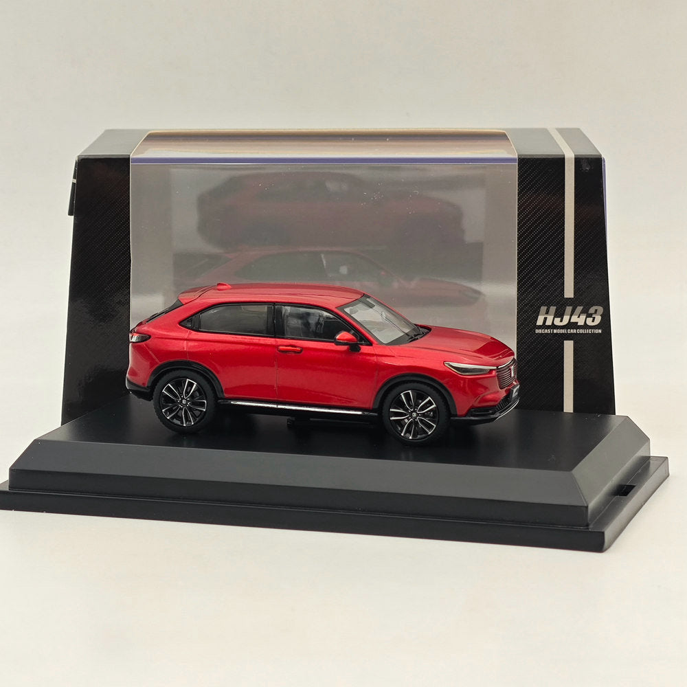 Hobby Japan 1/43 VEZEL Premium cristal rouge métallisé HJ431002RM modèle de voiture moulé sous pression
