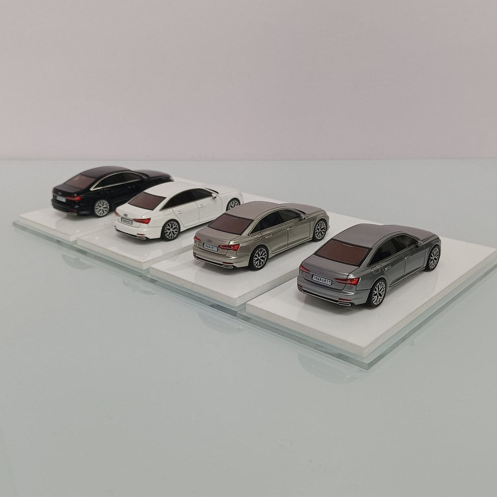 JG 1/64 Audi A6 C8 Miniature Resin Toys Car Models Hobby Collection Gifts
