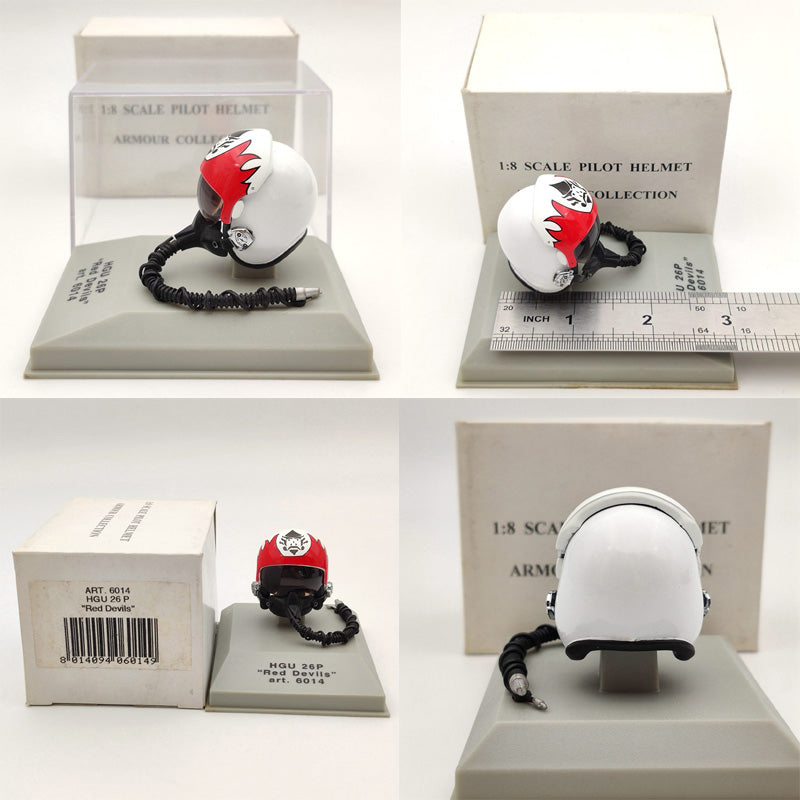 1/8 CDC Armour/Franklin Mint Pilot Helmet HGU 26P/33P/55P/MK 10/Gueneau 316/APH 6B Diecast Model Collection Used