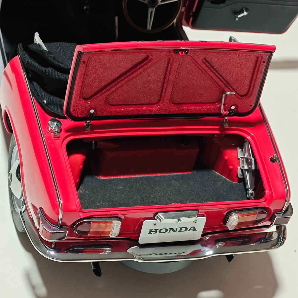 RARE 1/6 G & P HONDA S800M Cabriolet 1969 Modèle moulé sous pression édition son et lumière