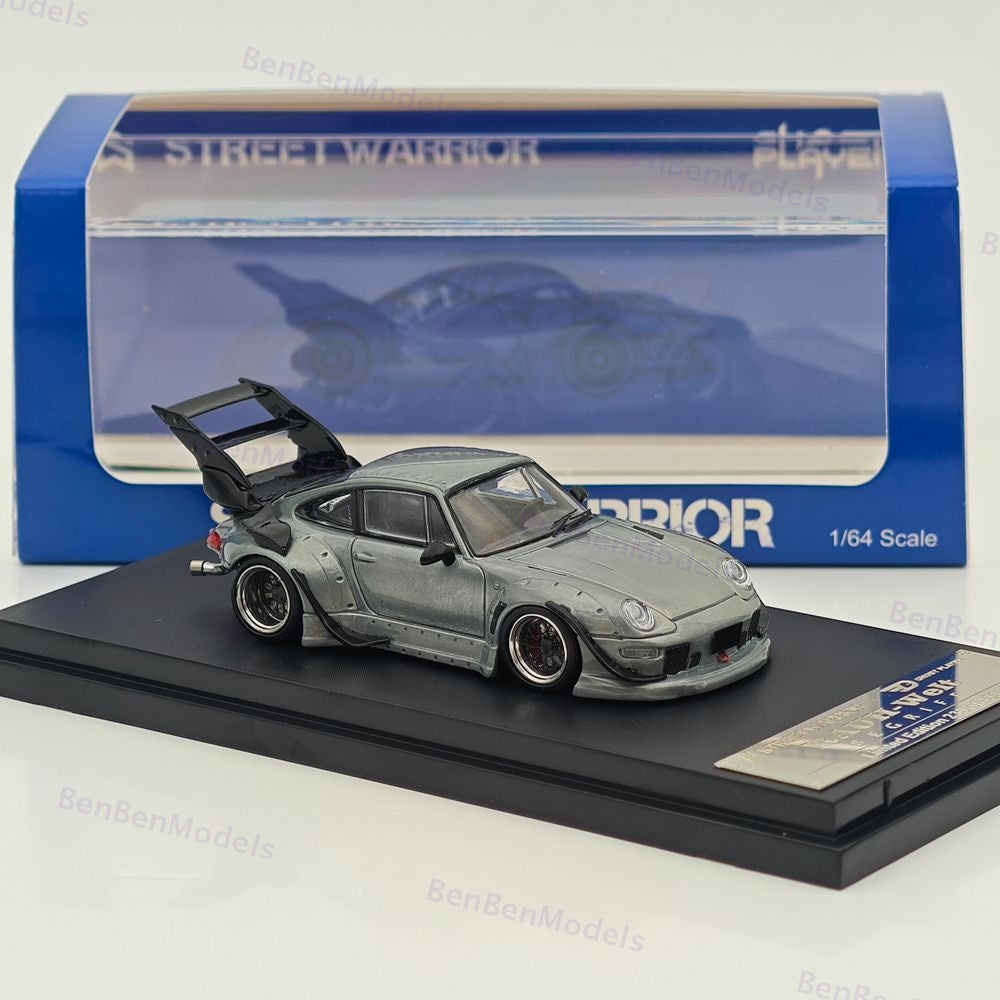1/64 SW Porsche RWB 993 Wide Body Modification Diecast Model Car Varnish version