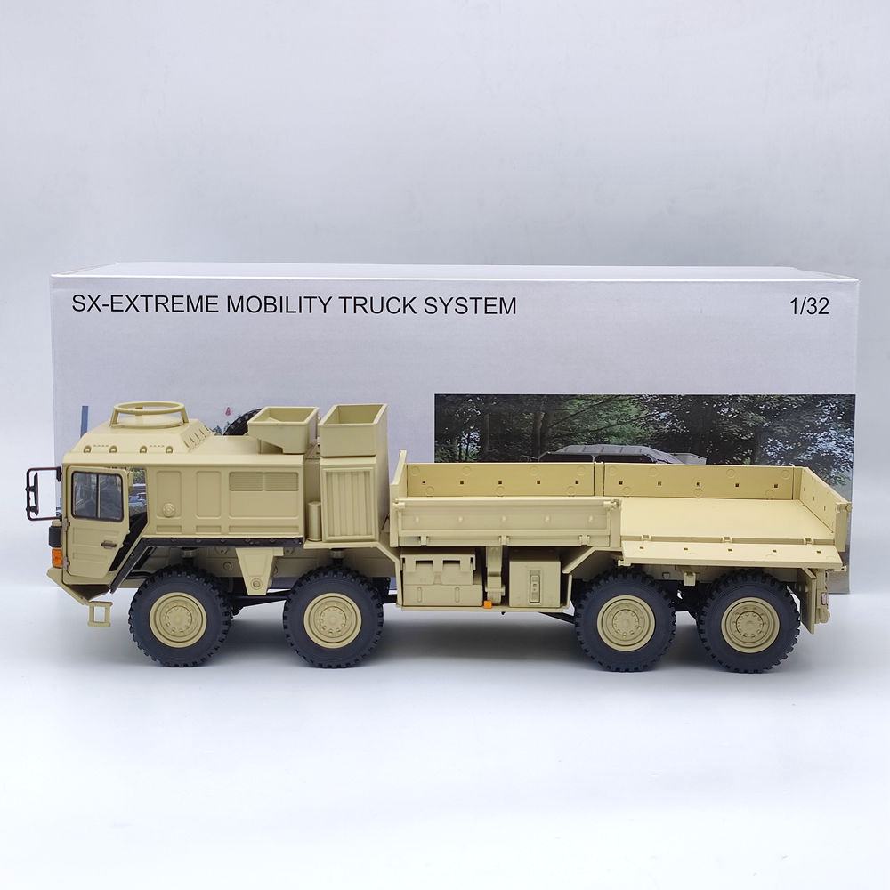 1/32 MAN SX-extreme Mobility Truck System Diecast Model Car Collection Yellow Toys Gift