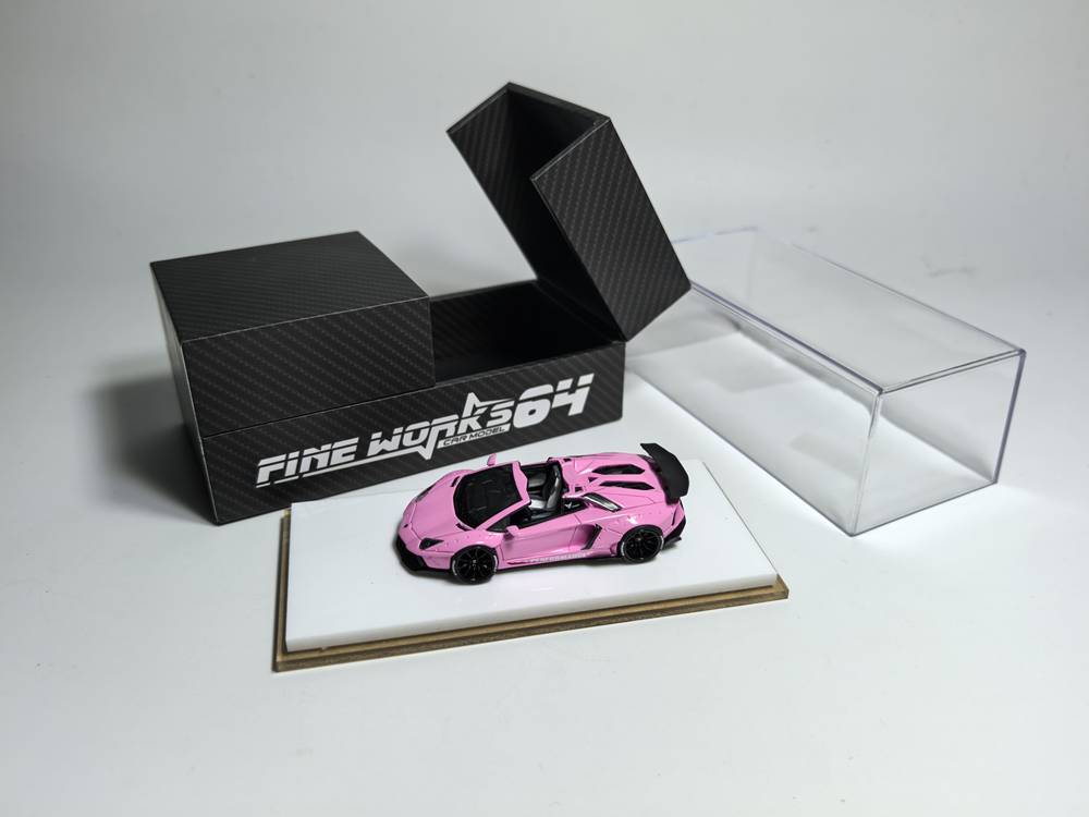 Lamborghini LP700 Cabriolet LB Miniature en résine 1:64 Fine Works