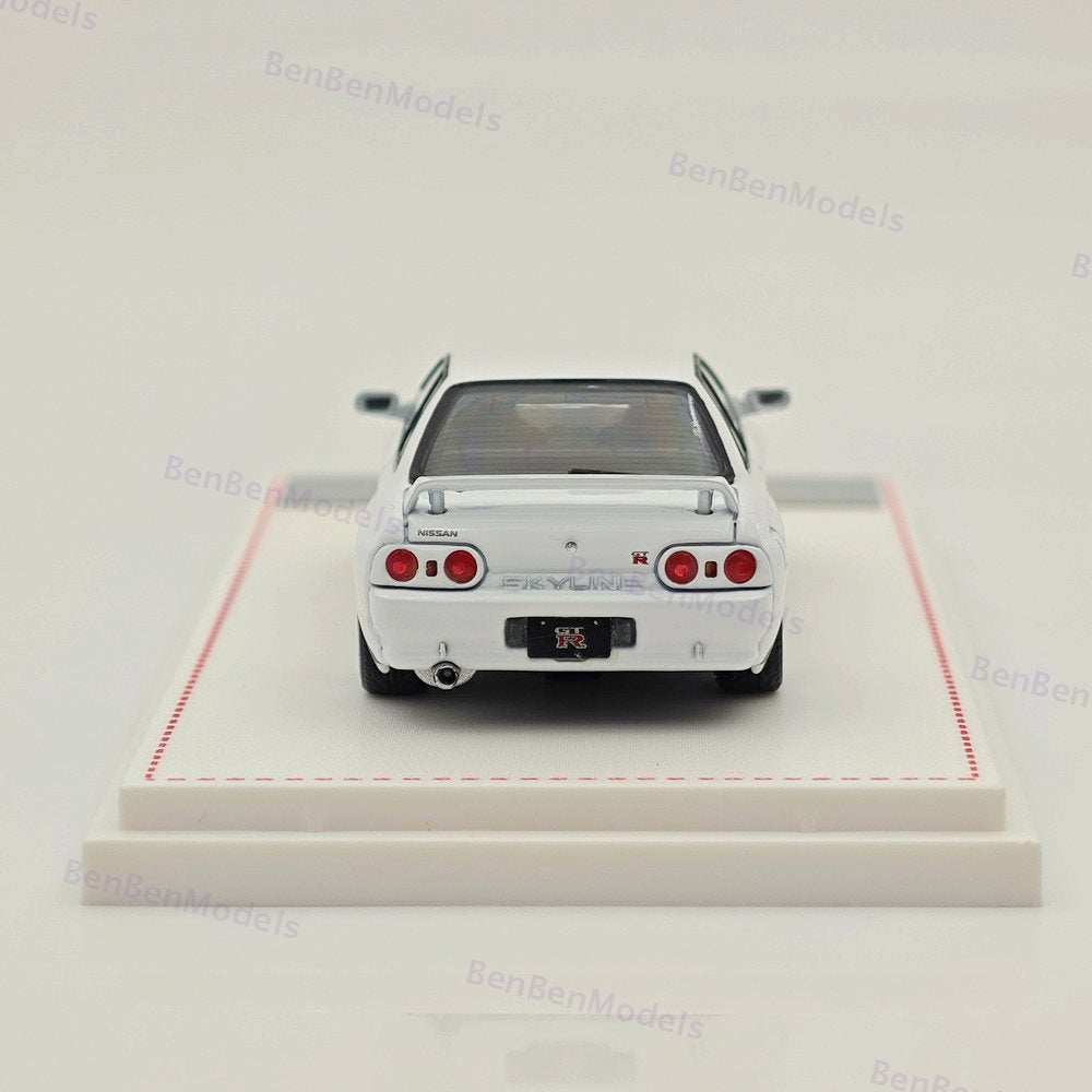 FH 1:64 Nissan Skyline GTR R32 Nismo S-Tune Sports Model White Diecast Metal Car