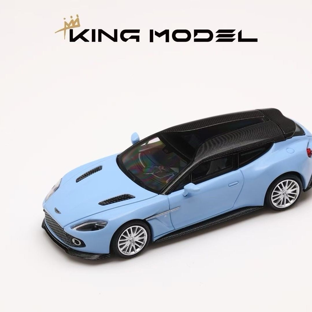 KING MODEL 1:64 Aston Martin Vanquish Zagato Shooting Brake Diecast Toys Car Model Gifts