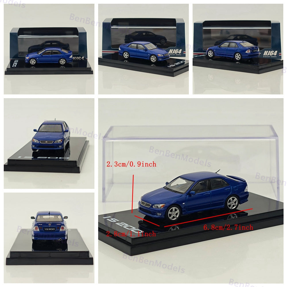 LEXUS IS 200(E10) 1999 Diecast Model Car Limited Collection Hobby Japan 1/64
