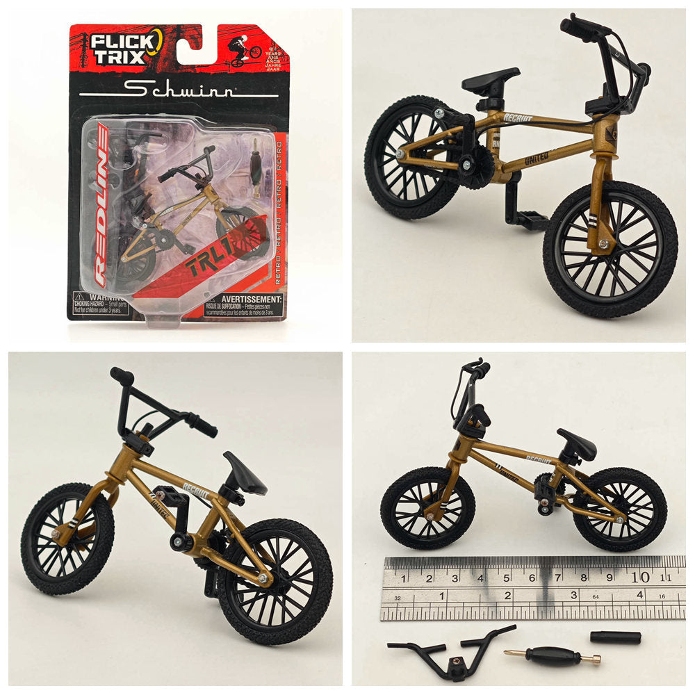 FLICK TRIX Finger Bike BMX PREMIUM DeathTrap Bicycle Miniature Toys Diecast Gift