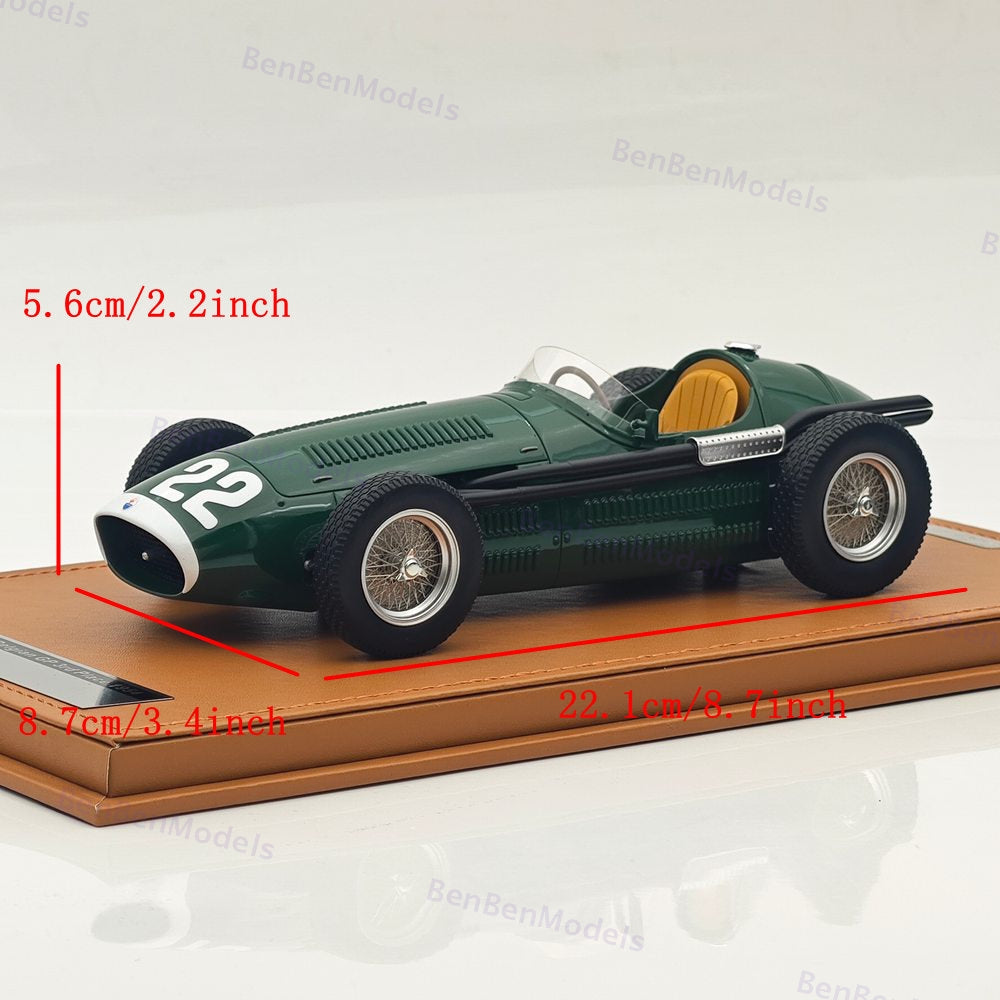1/18 Tecno Maserati 250F 3rd Place 1954 Stirling Moss #22 TM18-187B Ltd 80 Pcs