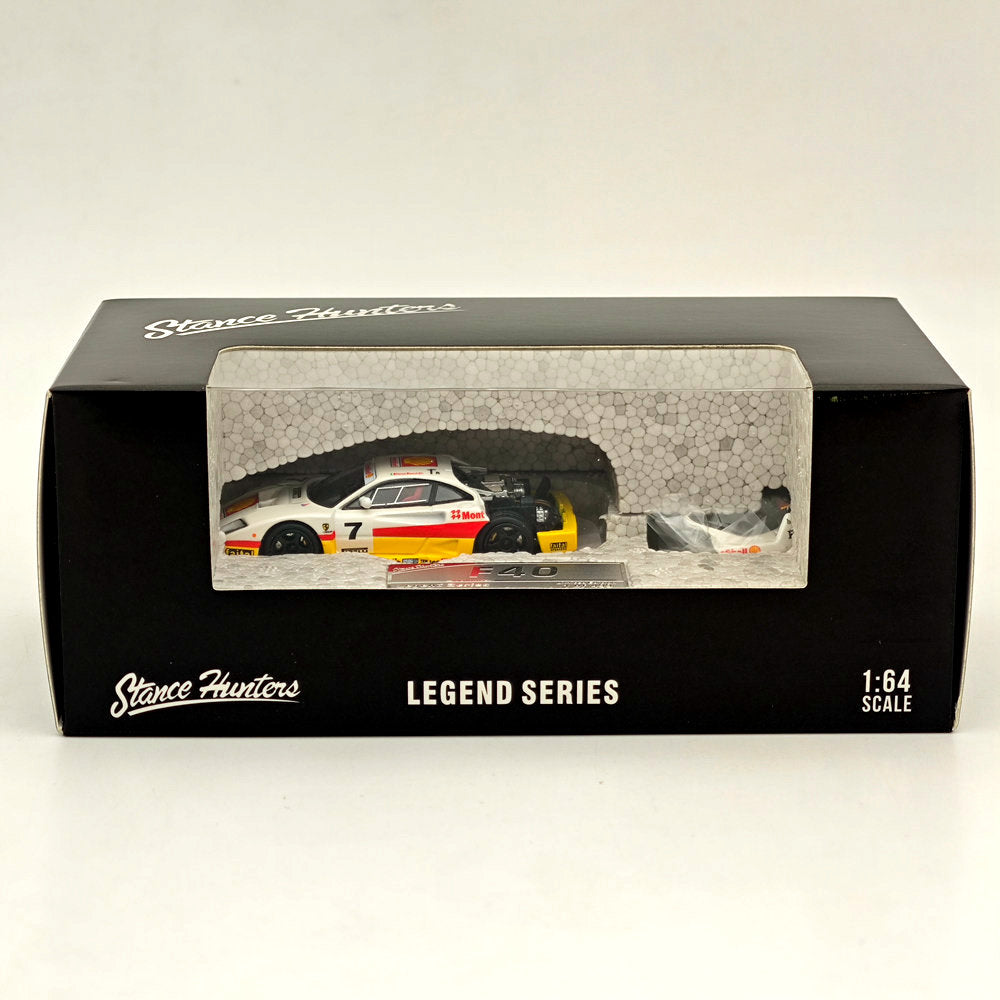 SH 1/64 Ferrari F40 LM #7 Racing Sports Model Legend Series