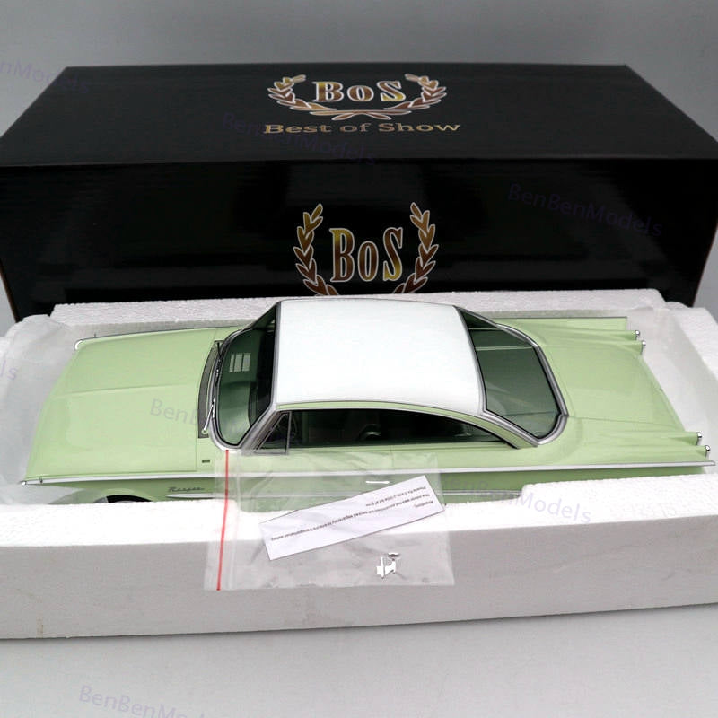 1:18 BOS Edsel Ranger Hardtop Light Green white 1960 BOS364 Limited Collection
