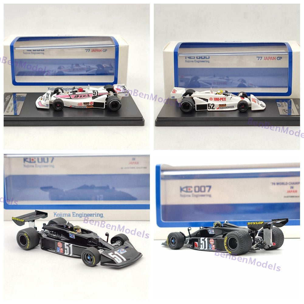 Kyosho 1:43 Kojima KE007 / KE009 1976~1977 #51 #52 Limited Edition