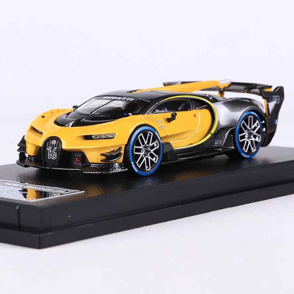 Bugatti VisonGT miniature moulée sous pression à l'échelle 1/64, jouet, modèle de voiture, collection, cadeaux, édition limitée
