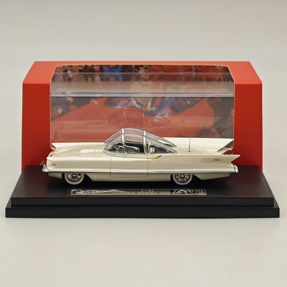 1/64 HRN Model 1955 FUTURA CONCEPT Minichamps White Diecast Models Car