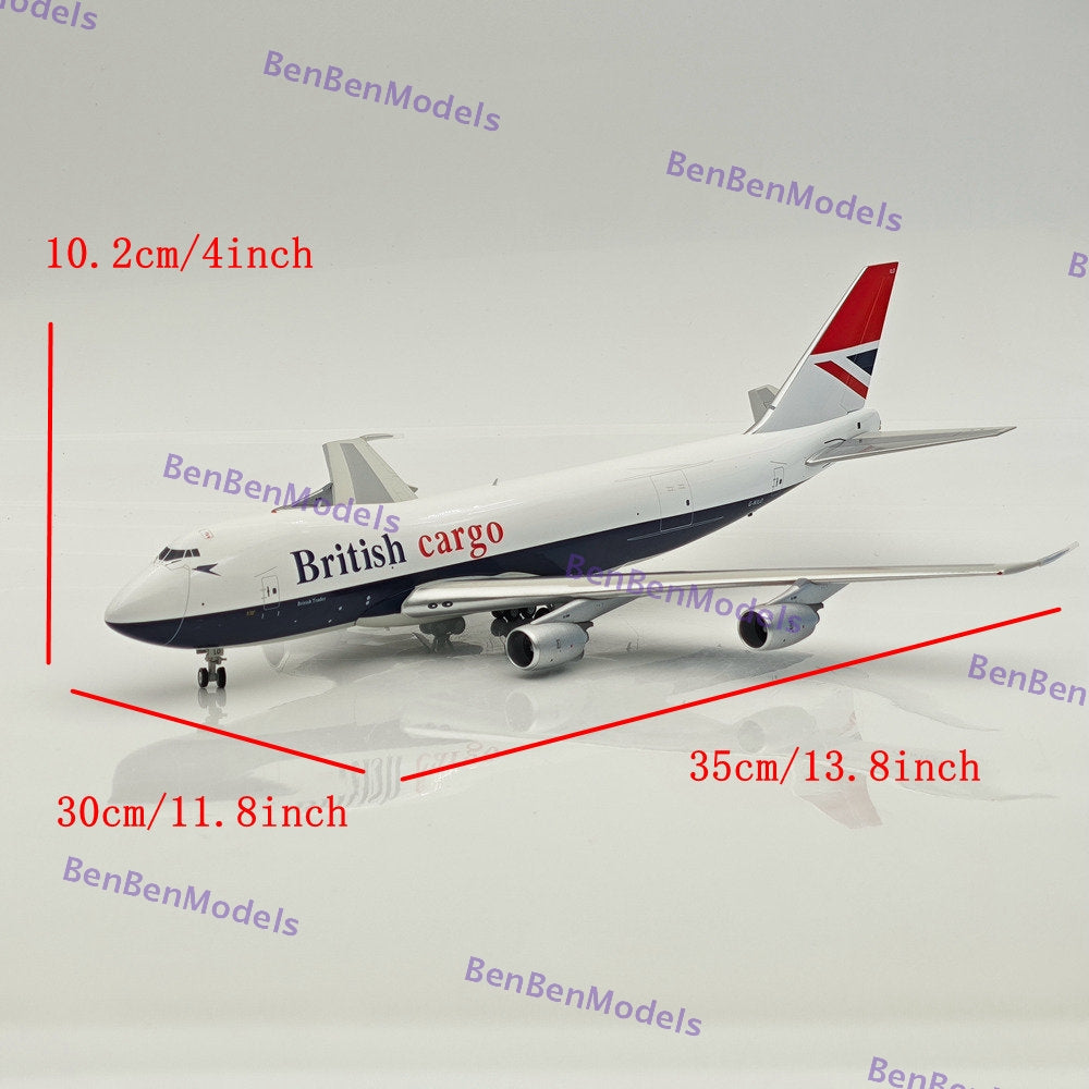 British Cargo Boeing 747-200/ G-KILO / WITH STAND /Diecast Model ARDBA61 /1:200