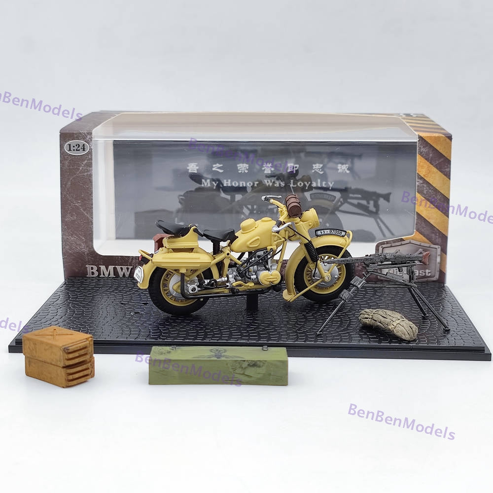 1:24 BMW R75 Panzerfaust 30 World War II 1939-1945 Motorcycle Diecast Model In Stock - US