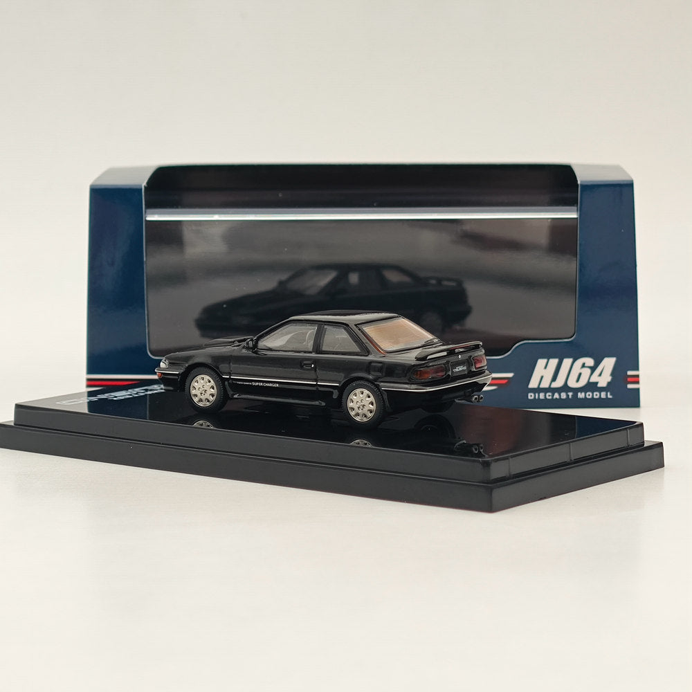 Modèle réduit moulé sous pression Toyota SPRINTER TRUENO GT-Z AE92 Noir métallisé 1/64 Hobby Japan