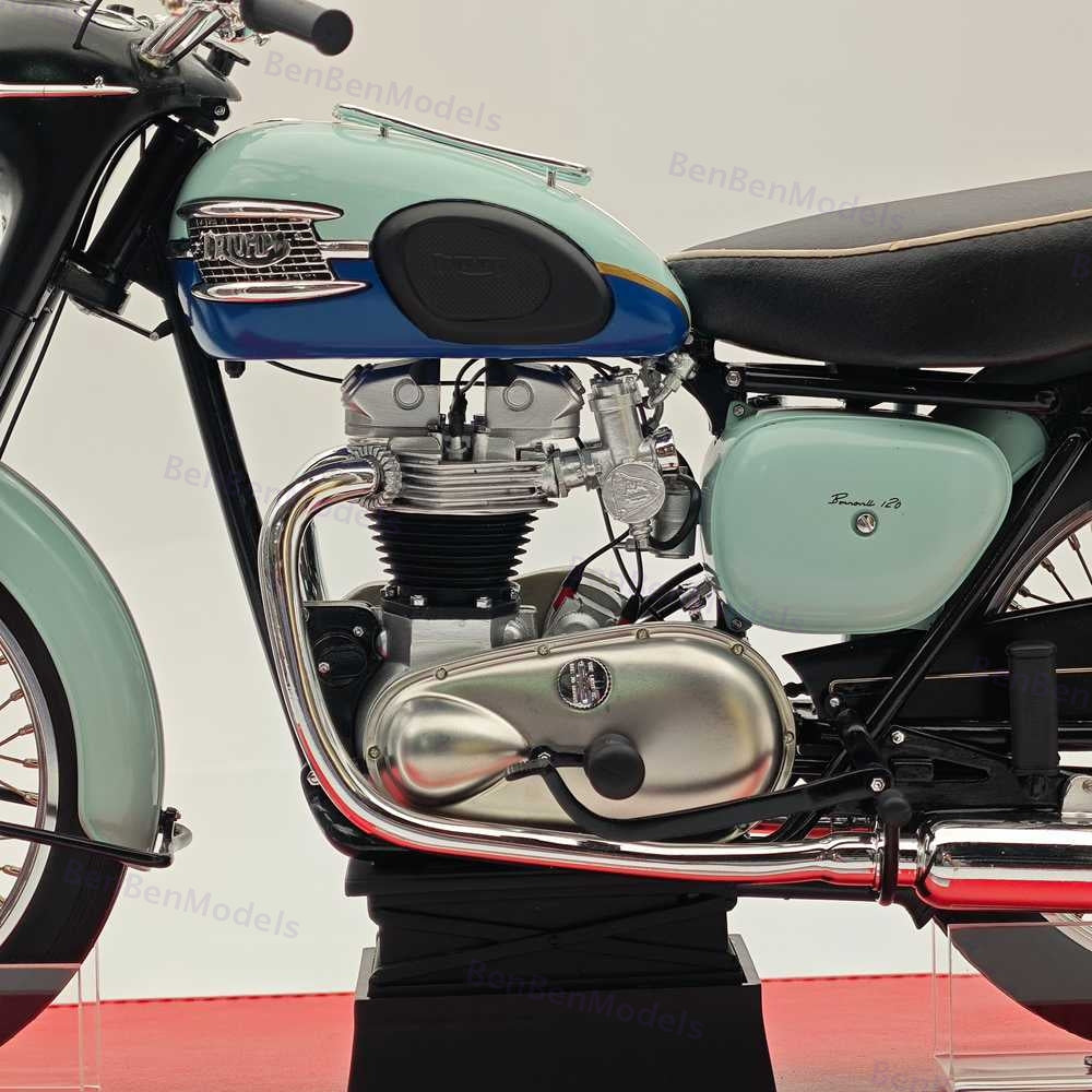 1/6 VMB TRIUMPH BONNEVILLE T120R 1959 Handmade Limited Edition Motorcycle Resin