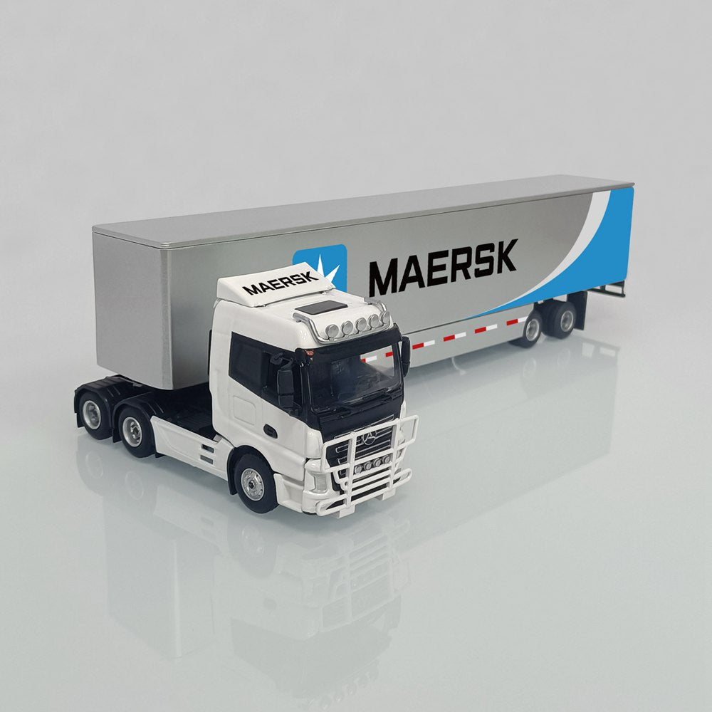 MJ 1:64 Sany Tracteur Camion Yingjie Édition Conteneur Moulé Sous Pression En Alliage Modèle De Voiture Collection Cadeaux Édition Limitée