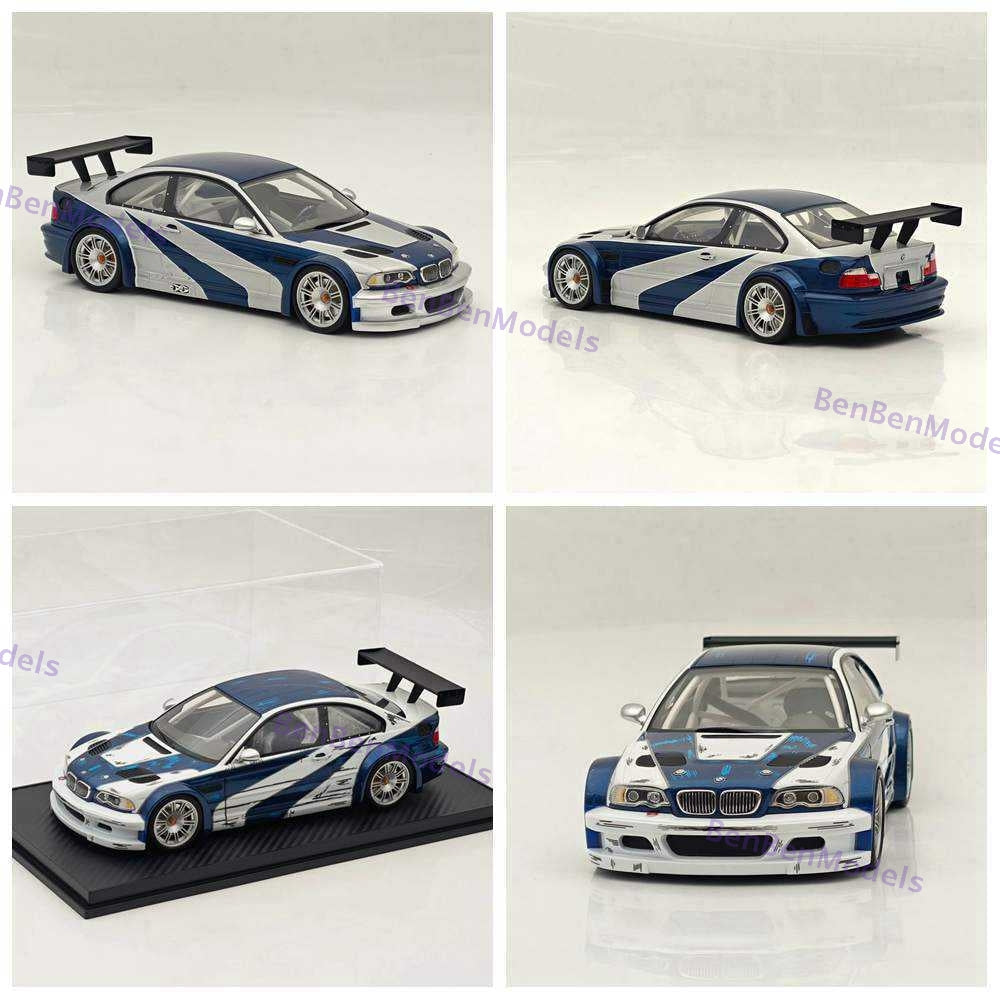 SW 1:18 BMW M3 GTR E46 Need For Speed Limited Edition Resin Model