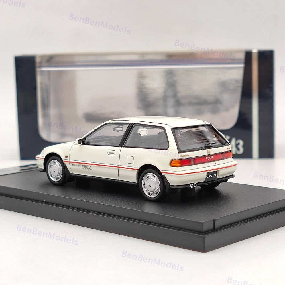 Mark43 1:43 CIVIC VTEC EF9 SiR II White PM4396W Resin Model Car Limited Edition