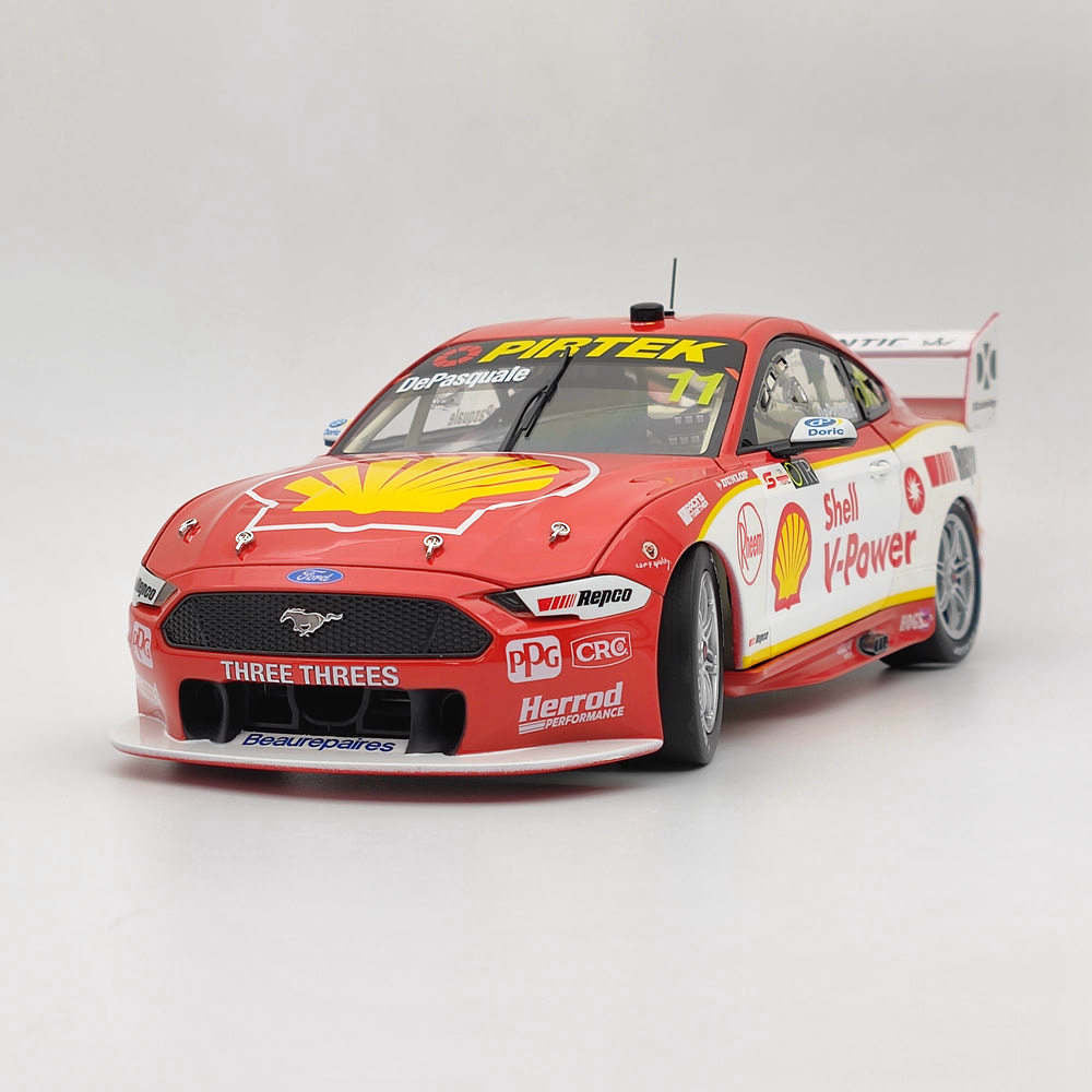 1/18 Authentique SHELL V-POWER RACING #11 FORD MUSTANG GT 2021 ANTON DE PASQUALE'S Toys Car Cadeau