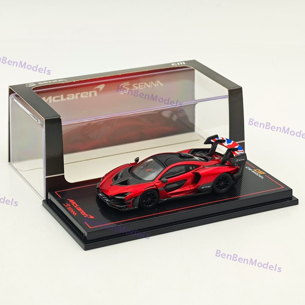 CM 1:64 Senna GTR Alloy Diecast Model Car Limited Ornaments Supercar