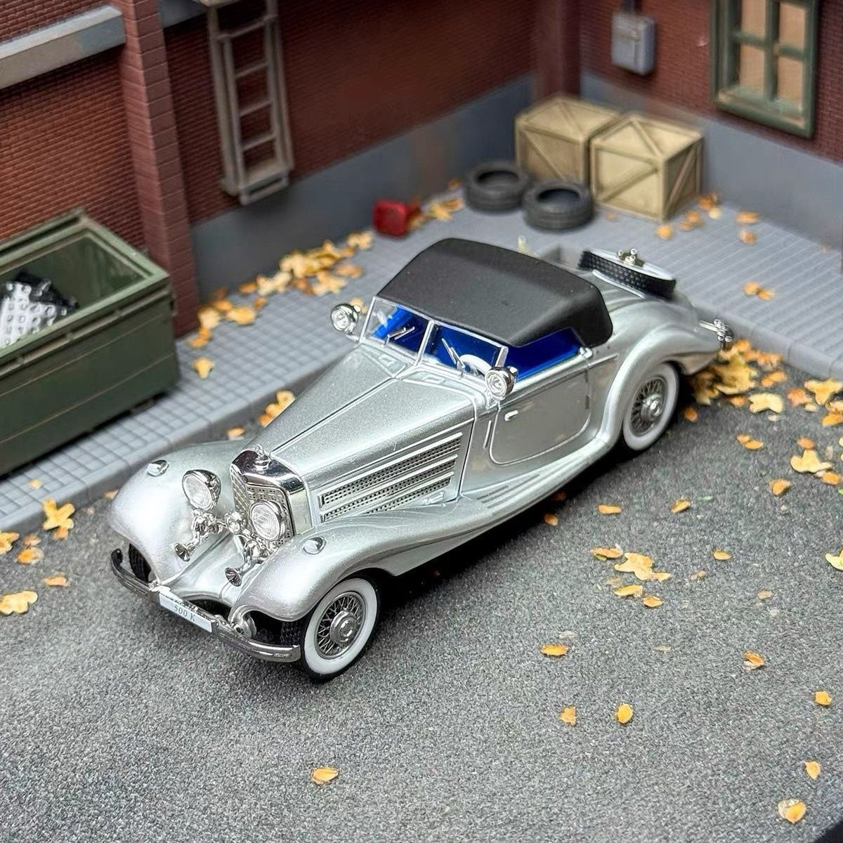 Liberty 1/64 Mercedes-Benz 500K Classic Vintage Diecast Toys Car Models Collectible Gifts