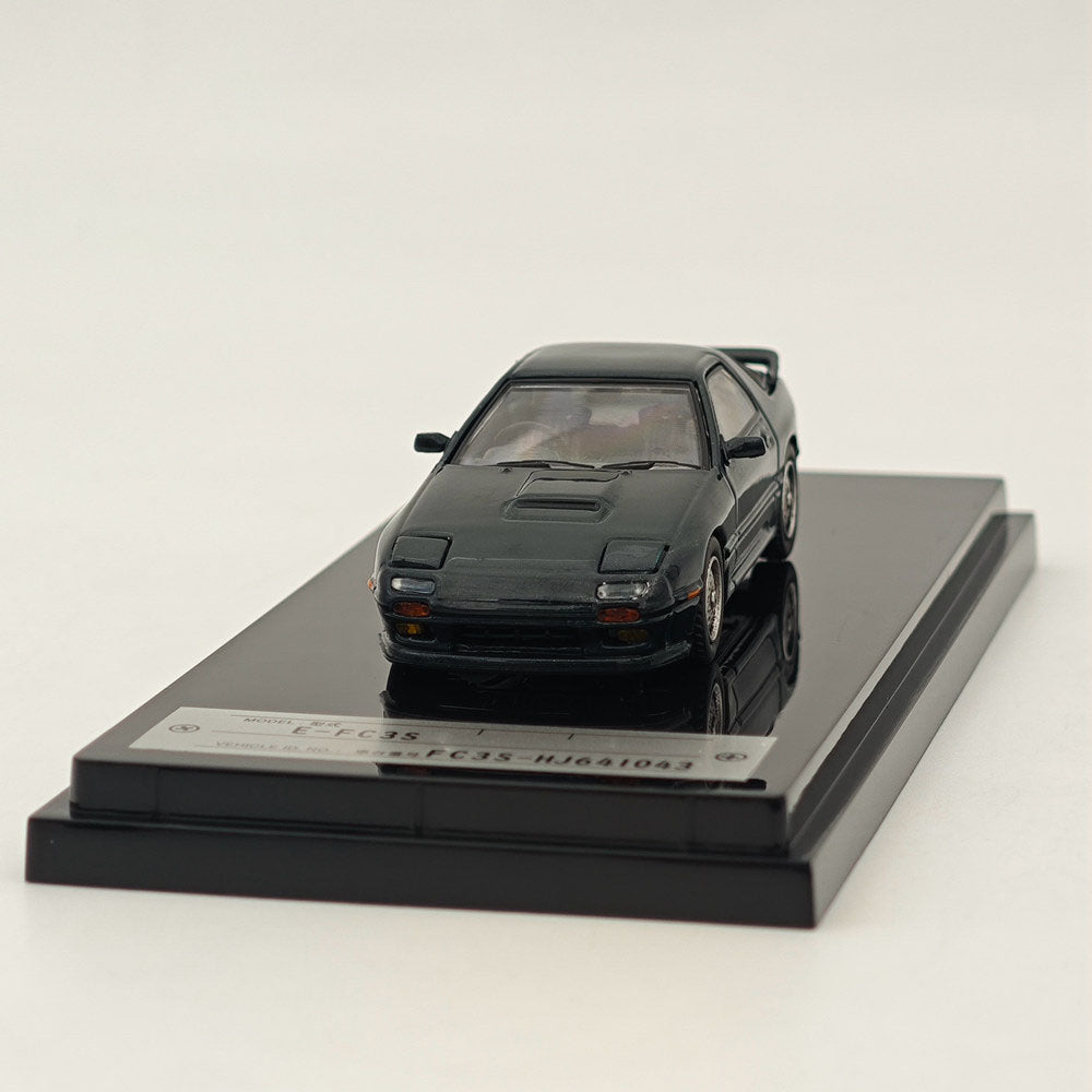 Hobby Japan 1:64 Mazda RX-7 (FC3S) Infini Shade Green HJ641043FGR Modèles moulés sous pression Collection de voitures
