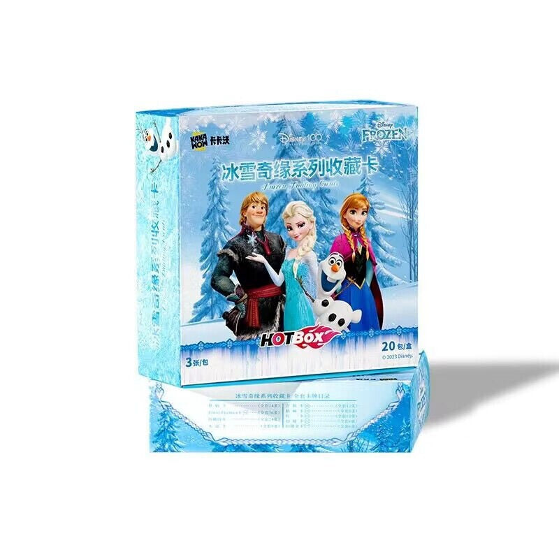 2023 Kakawow Disney 100 Hotbox Frozen Trading Card Boîte scellée 20 paquets