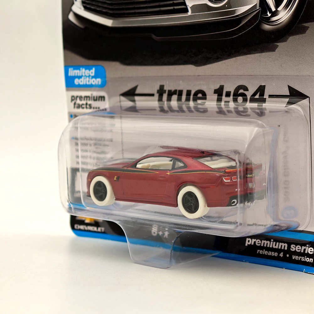 CHASE Auto World 1/64 2010 Chevy Camaro Hurst Edition Red Diecast Models Car