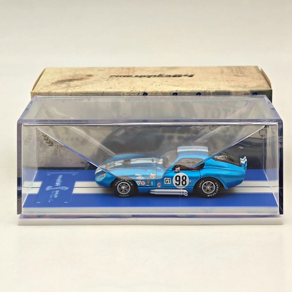 Fine Works 1:64 Shelby Cobra Daytona Coupé Miniature Hobby Jouets moulés sous pression Modèles de voitures Collection Cadeaux