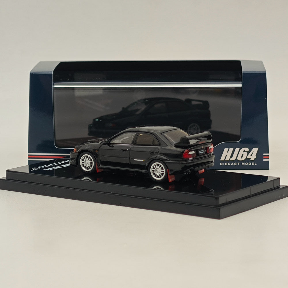 Hobby Japan 1/64 Mitsubishi Lancer GSR Evolution V (CP9A) 1998 HJ642032ABK Noir
