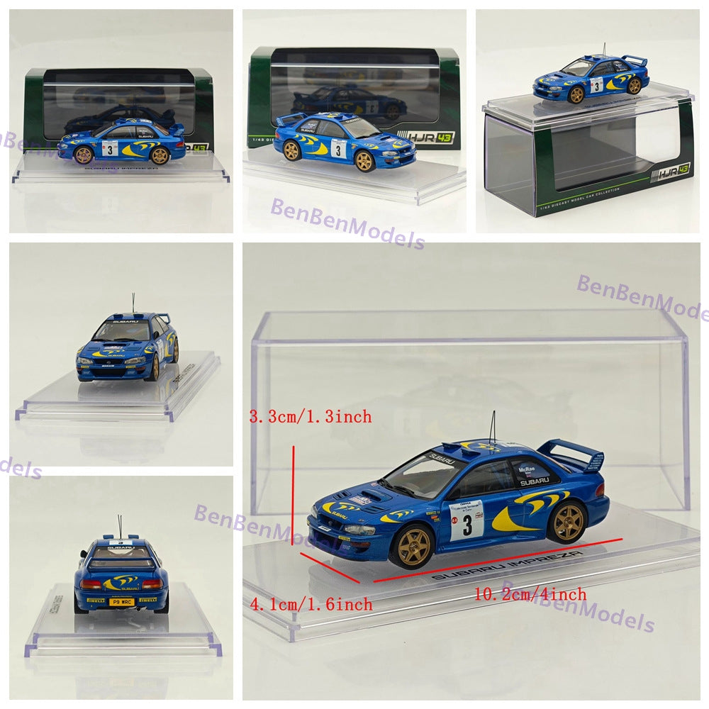 Hobby Japan HJR43 1/43 Subaru Impreza WRC RAC RALLY #3/#4/#5#6 Diecast Model
