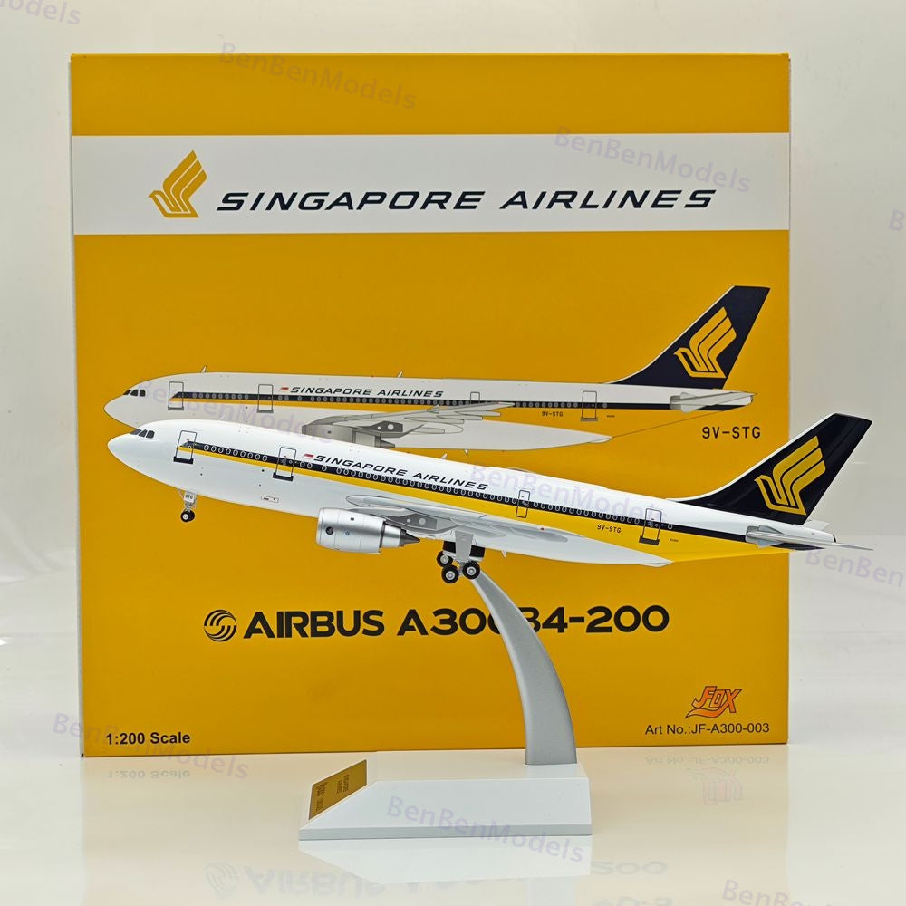 1:200 Singapore Airlines / Airbus A300B4-200 / 9V-STG / JF-A300-0003 / Diecast