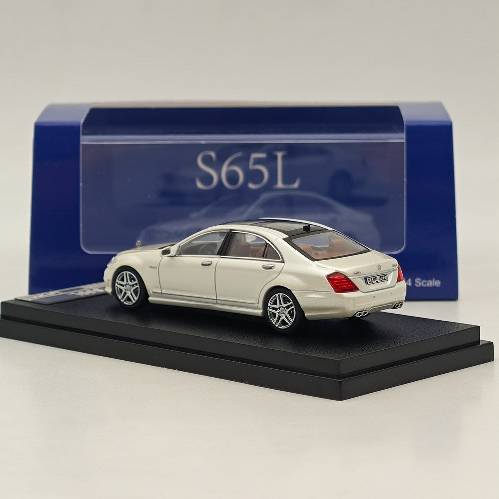 1/64 SW Mercedes Benz S Class S65L V12 White Sedan Sports Diecast Models Car