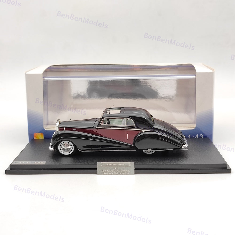 GLM Models 1/43 BENTLEY MK VI Park Ward FHC Black #43204202 1950 Resin Car