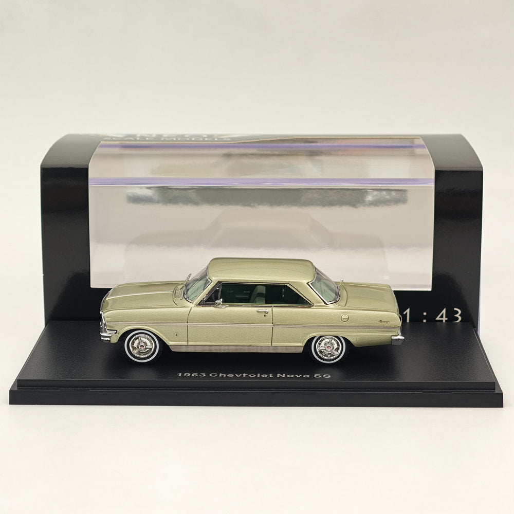 NEO 1/43 1963 Chevrolet Nova SS Green Resin Models Car Colllection In Stock - US