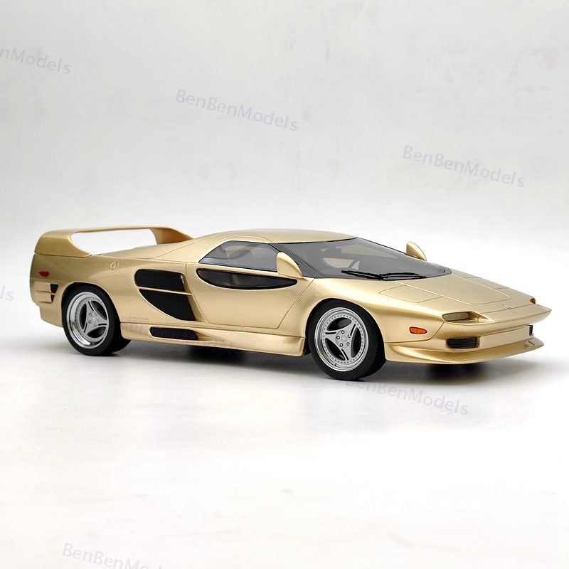 1:18 BOS Vector M12 Gold 1995 BOS376 Resin Model Car Limited Collection